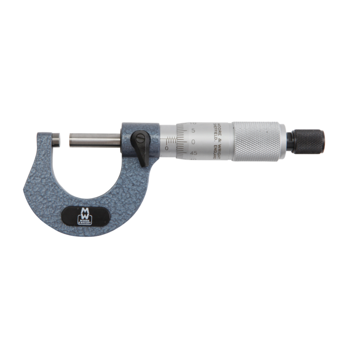 0-25mm/.01mm Res External Micrometer